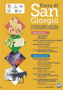 23-24/04 Corigliano d’Otranto Festa di san Giorgio: in fiera con i biosaponi
