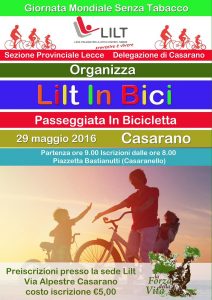 29/05 Casarano: LILT in Bici passeggiata in bicicletta