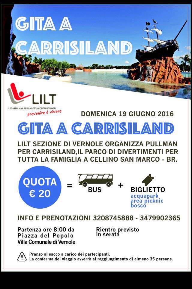19/06 Vernole: Gita a CarrisiLand