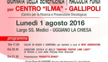 Lunedì 1 agosto Uggiano – 1ma ed. Giornata della beneficenza