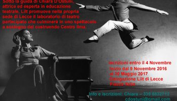 Lecce 9 novembre: Laboratorio di teatro partecipato