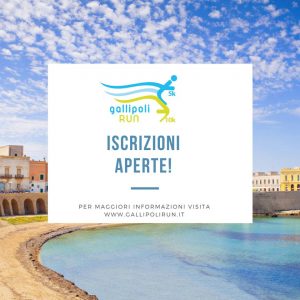 GALLIPOLI RUN PONTE DEL 1 MAGGIO: MODALITA’ E SCHEDE D’ISCRIZIONE