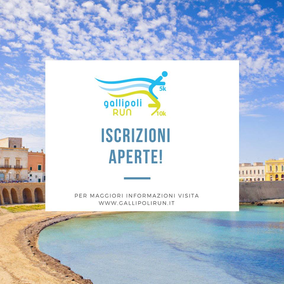 GALLIPOLI RUN PONTE DEL 1 MAGGIO: MODALITA’ E SCHEDE D’ISCRIZIONE