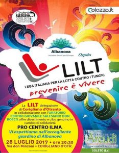 28/07 Corigliano d’Otranto: Giornata pro LILT