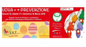 Uova di Pasqua LILT LECCE per la Ricerca Oncologica Ambientale