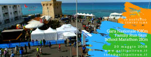 Gallipoli 20 Maggio – Corri per la Ricerca Oncologica Ambientale