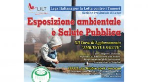13 Ottobre: Ambiente e Salute XII Corso di aggiornamento