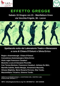 Sabato 15/06 LECCE – Teatro: Effetto Gregge