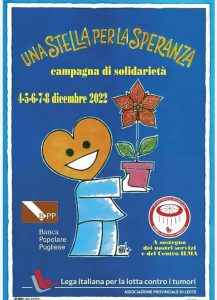 “Una Stella per la Speranza”: dal 4 all’8 dicembre LILT in piazza contro i tumori