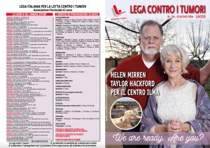 “WE’RE READY. ARE YOU?”: DUE PREMI OSCAR PER IL “CENTRO ILMA”. COPERTINA SPECIALE PER IL N.124 DELLA RIVISTA LILT LECCE