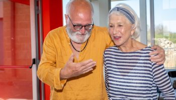HELEN MIRREN AL CENTRO ILMA-LILT LECCE: LE FOTO DELLA VISITA