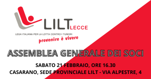 Assemblea Generale dei Soci LILT Lecce
